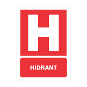 Imagine Indicator hidrant 20CMX30CM PVC