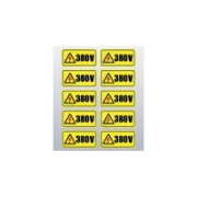 Imagine Sticker 380V Set 10buc 25X5CM