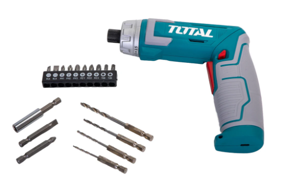 Imagine Șurubelniță electrică 8V Li-Ion cu accesorii TOTAL TSDLI0802