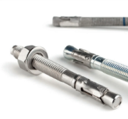 Imagine Ancora cu cep cilindric și clemă, oțel zincat, Ø 8 x 90 mm