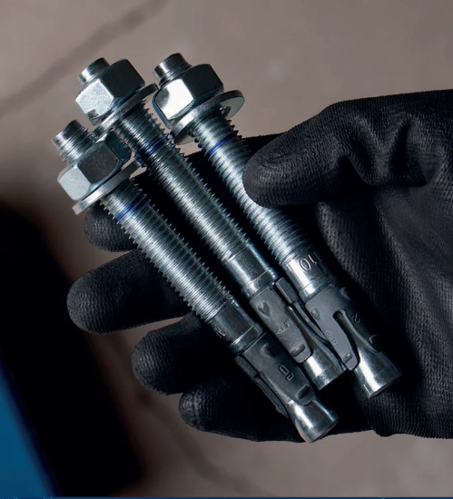 Imagine Ancora cu cep cilindric și clemă, oțel zincat, Ø 8 x 90 mm