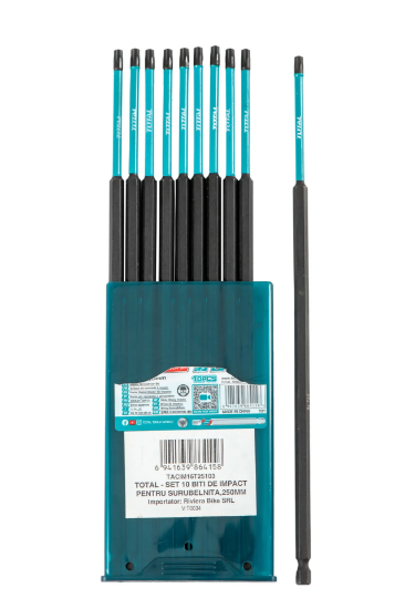 Imagine Set 10 biți de impact T25x250mm