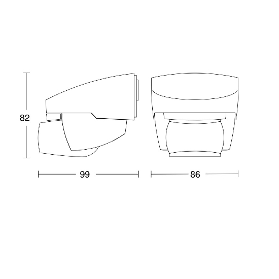 Imagine Senzor de mișcare IS 2140 ECO ALB 4007841034672