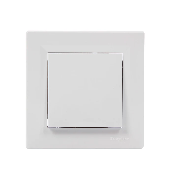 Imagine Întrerupător cap scară simplu Schneider Electric Asfora, incastrat, alb