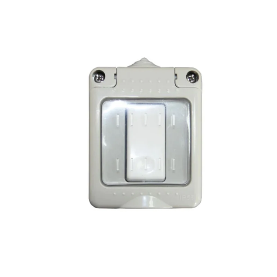 Imagine Întrerupător simplu gri, IP55, 16A, Hydro