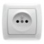 Imagine Priză Schuko Carmen Viko, montaj încastrat, alb