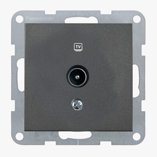 Imagine Priză TV finală mecanism Karre Plus fumuriu Panasonic