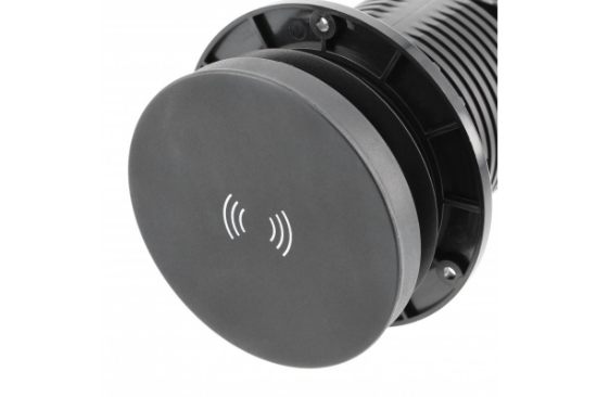 Imagine Priză încorporabilă în mobilier Camino 2x Schuko, USB-A, USB-C, Inducție, cablu 1.5 m, negru, GTV