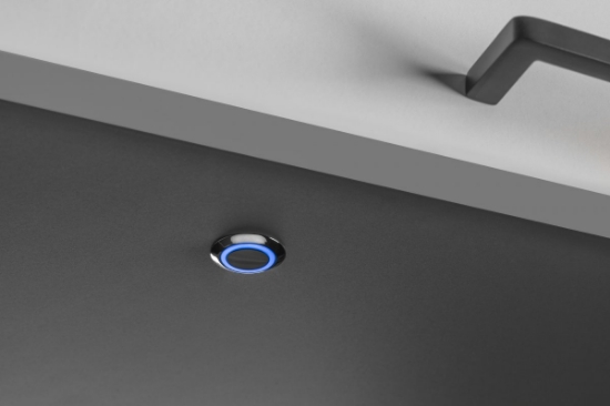 Imagine Întrerupător tactil dimabil 12V DC, max. 20W, crom, cablu 150cm