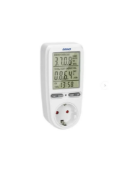 Imagine Priză cu contor consum curent/energie ORNO OR-WAT-435(GS), afișaj digital, 16A, 3680W