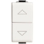 Imagine Buton interblocat jaluzele 10A modular 1M alb AM5037