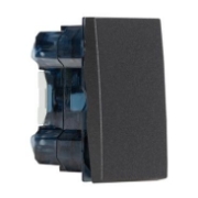 Imagine Intrerupator simplu, modular, 1M, ELBI, antracit, Moda Voice