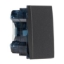 Imagine Intrerupator simplu, modular, 1M, ELBI, antracit, Moda Voice