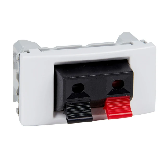 Imagine Priză audio 1 modul alb Unica