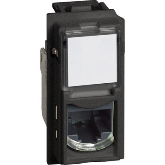 Imagine Priză date RJ45 UTP CAT5E modulară 1M negru KG4279C5E