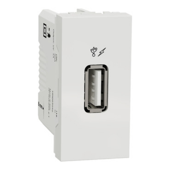 Imagine Priză dublă încărcare USB 1A 1M alb NU342818