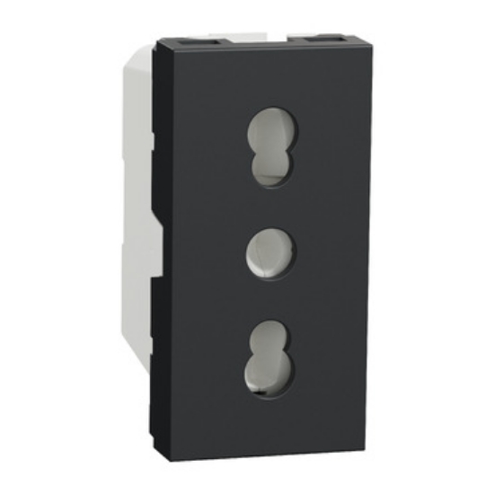 Imagine Priză italiană 1M 16A 2P+E, antracit NU302354