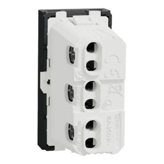 Imagine Priză italiană 1M 16A 2P+E, antracit