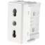 Imagine Priză modulară standard italian 2P+E 16A albă GW20203