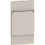 Imagine Placă adecvată pentru prize standard german 2 module Bticino Living Now KM04P, nisip