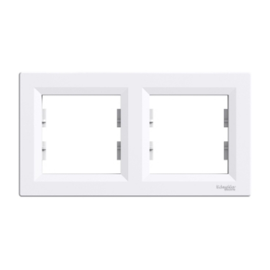 Imagine Rama dublă albă Asfora