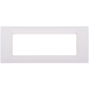 Imagine Rama decor Gewiss System Virna GW22106 6 module albă