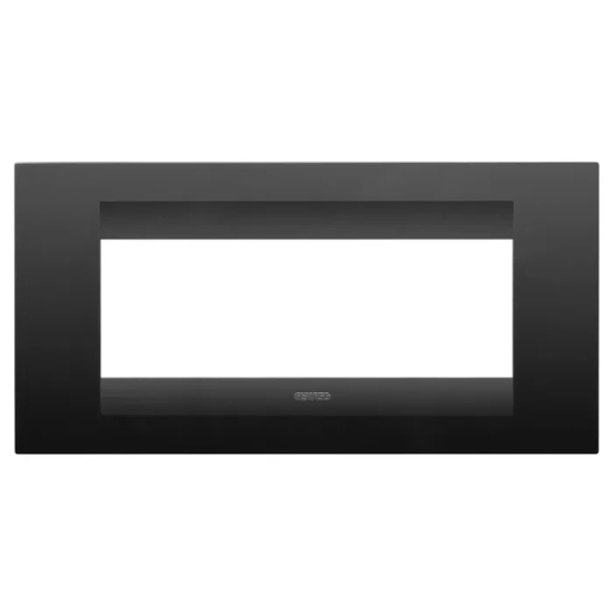 Imagine Ramă Gewiss Chorus Geo, 6 module, negru satinat GW16406VN