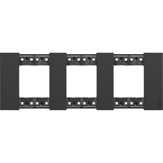 Imagine Rama ornament Bticino Living Now 2+2+2 Neagră KA4802M3KG