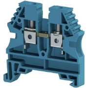 Imagine Clema de șină DIN albastră 4mm²