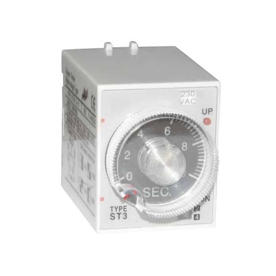 Imagine Releu de timp 230V AC 8PIC 1SEC-80MIN