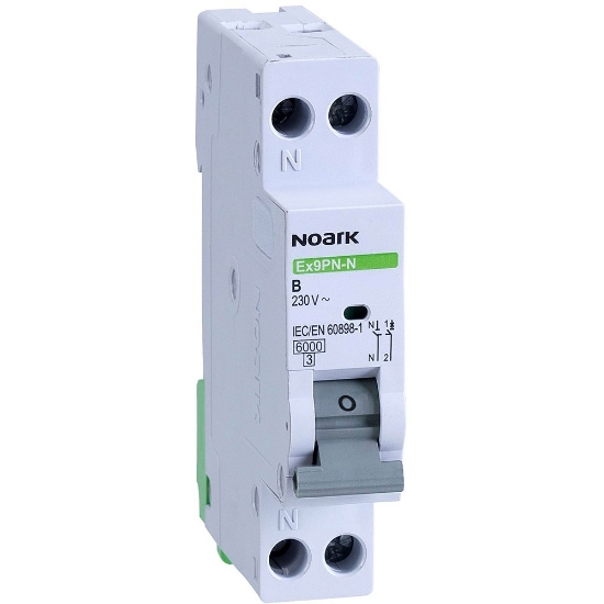 Imagine Contactor modular cu comutare manuală 16A 220-240V AC 2 NO contacte Noark 111609