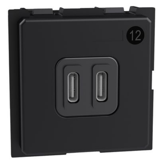 Imagine Încărcător USB dublu Tip C+C 30W Power Delivery 2M L.NOW