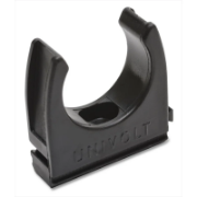 Imagine Clips pentru tub rigid negru HF stabilizat UV cu autostingere D25