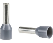 Imagine Pini terminali izolați gri pentru cablu 2.5 mm²