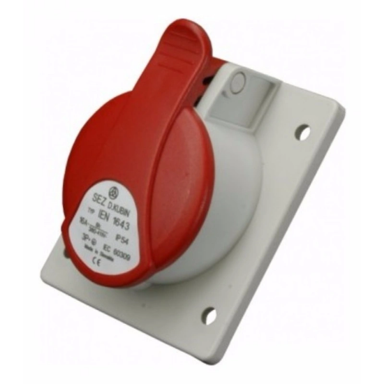 Imagine Priză industrială încastrabilă 4P 32A 400V IP54 IEN3243