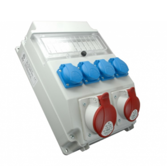 Imagine Cutie de distribuție ROS 11*21/CUTIE ECHI.4 SCHUKO+1816A/5P/380+1*32 34-1121