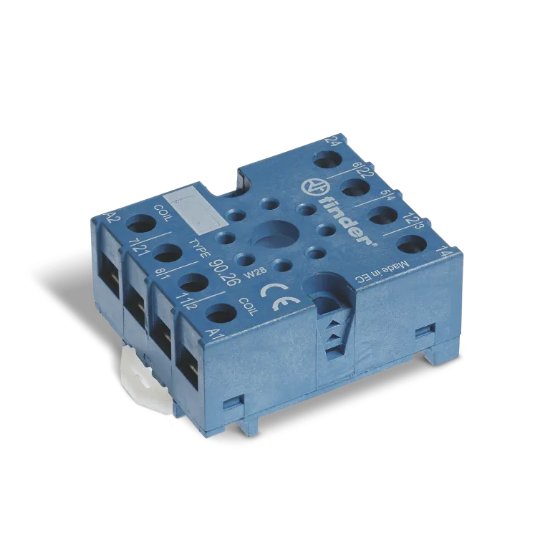 Imagine Soclu cu terminale de conexiune cu șurub pentru relee 60.12 și 88.12