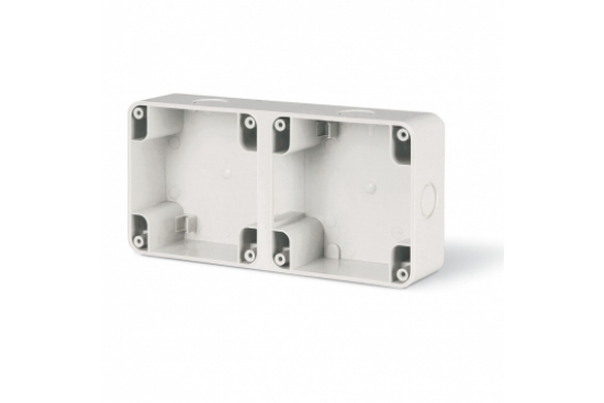 Imagine Doză aplicată 2 module IP66 pentru exterior, Scame Protecta