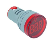 Imagine Volmetru Digital O22-20-500V AC-IP65-Rosu 32-5001