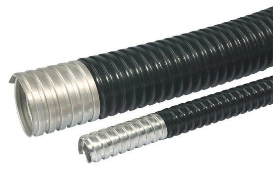 Imagine Tub spiralat 14MM metalic cu izolație PVC 50M/colac