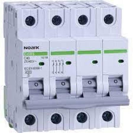 Imagine Siguranță automată 3P+N 50A 4,5kA curba C Noark Ex9BS