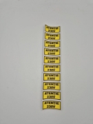 Imagine Sticker de avertizare 230V - Set 10 bucăți 25x5cm