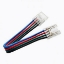 Imagine Conector 2 bucăți cu cablu pentru bandă LED 10mm RGB-COB 30-66