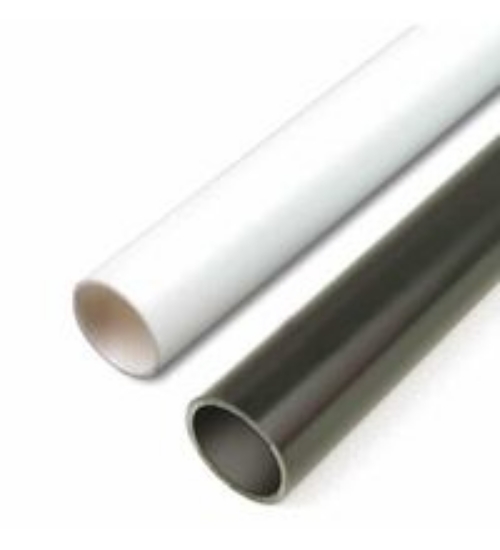 Imagine Tub rigid PVC negru 750N, D25, HF, stabilizat UV