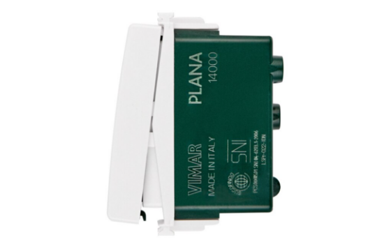 Imagine INTRERUPATOR SIMPLU 10A 1M ALB VIMAR PLANA VIM-14000