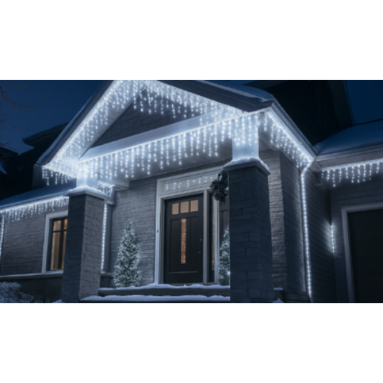 Imagine Ghirlandă extensibilă LED DD-9006 2×1 m, 100 LED, alb rece/cald, IP44