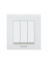 Imagine Întrerupător triplu Arkedia Panasonic, ST, alb