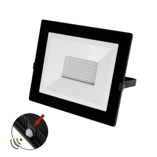 Imagine PROIECTOR LED SMD + FOTOCELULA 70W L.ALBA 4000K 230V NEGRU 3-0307011