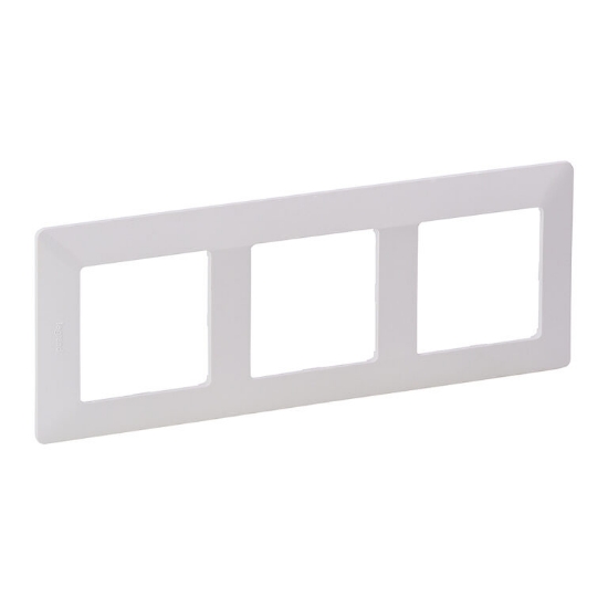 Imagine Rama triplă albă Valena Life pentru prize și întrerupătoare 754003