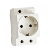 Imagine Priză pe șină SCHUKO 16A 3 MODULE DAB 32-020